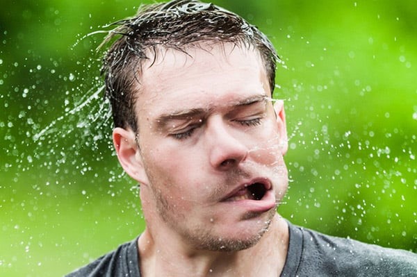 people sweating